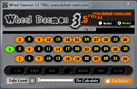 Wheel daemon. Wheel Daemon v5.0. Wheel Daemon v калькулятор рулетки.